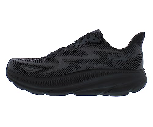 HOKA Clifton 9 Mens Shoes Size 10, Color: Black/Black - alternate view 4