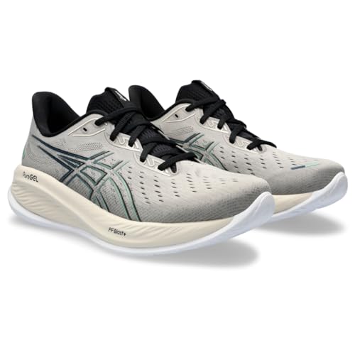 ASICS Men's Gel-Cumulus 26 Running Shoe, 11.5, Moonrock/Dark Mint