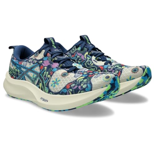ASICS Men's Noosa TRI 16 Running Shoes, 11, Midnight Blue/Lime Burst