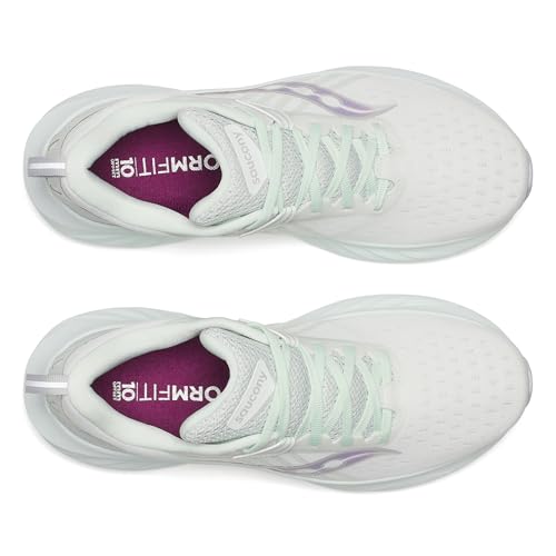 Saucony Women's Triumph 22 Sneaker, White/Foam, 11