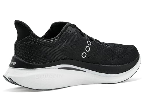 Saucony Women's Endorphin Speed 5 Sneaker, Black/White, 8