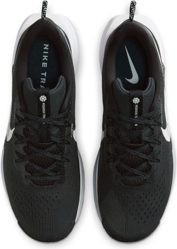 Nike Men's Pegasus Trail 5 Black/White/Anthracite/Wolf Grey 10 Medium