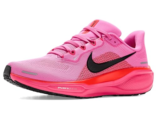 Nike Women's Pegasus 41 Playful Pink/Off Noir/Hyper Pink/Bright Crimson/Metallic Silver 7 Medium