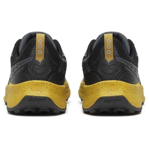 Saucony Men's Peregrine 16 GTX Sneaker, Black/Oil, 7