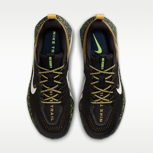 Nike Wildhorse 10 Men's Trail Running Shoes (Black/Peat Moss/Volt Ice/Phantom) Size 8 - alternate view 4