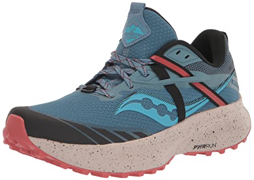 Saucony Women's Ride 15 Tr Trail Running Shoe, Mist/Ember, 8