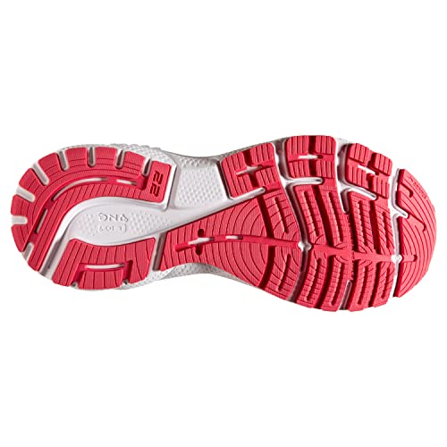 Brooks Adrenaline Gts Women's 22 Lighter Cushion Body Supprt Trainers, Black Purple Coral, 8 US