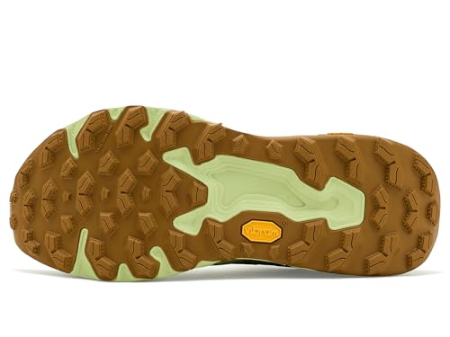 New Balance Men's Fresh Foam X Hierro V9 Trail Running Shoe, Afterglow/Dark Olivine, 9.5