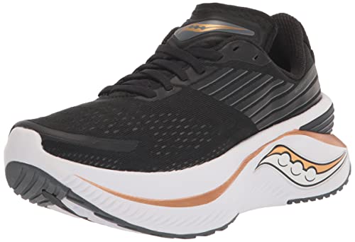 Saucony Women's Endorphin Shift 3 Running Shoe, Black/GOLDSTRUCK, 8 Medium