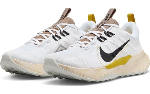Nike Men's Juniper Trail 2 Nn Low, White Black Vivid Sulfur Khaki, 12