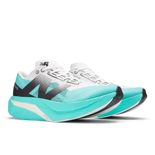 New Balance Men's FuelCell SuperComp Elite V4 Running Shoe, Cyber Jade/White/Black, 7 M