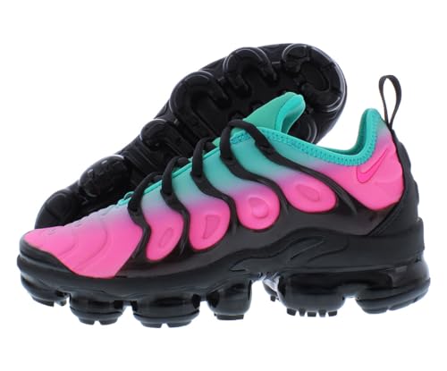 Nike Air Vapormax Plus - Men's Athletics Shoes, Pink Blast Clear Jade Black, 6