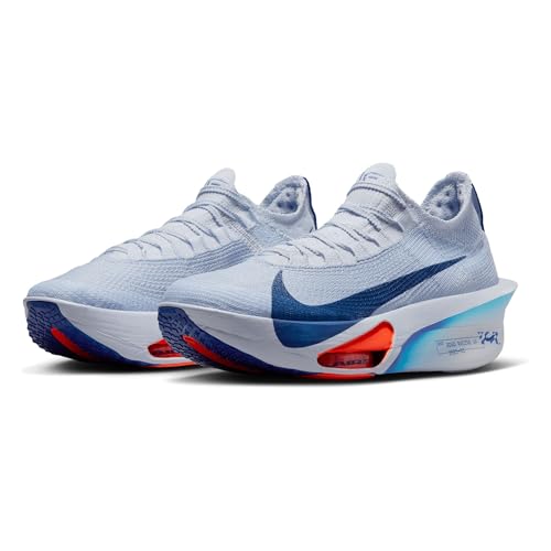 Nike Alphafly 3 Men's Road Racing Shoes (FD8311-001, Football Grey/Ghost/Persian Violet/Blue Void) Size 8