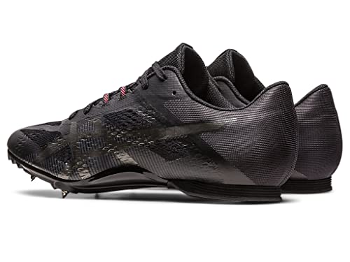 ASICS Unisex Hyper MD 8 Track & Field Shoes, 5M / 6.5W, Black/Gunmetal