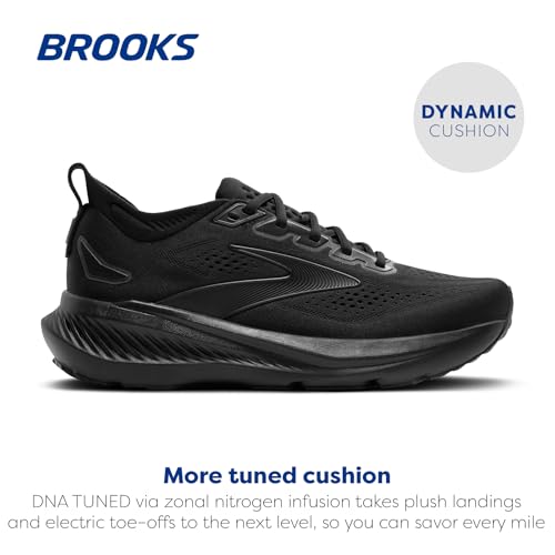 Brooks Men’s Glycerin 23 Neutral Running Shoe - Black/Black/Ebony - 12 Wide
