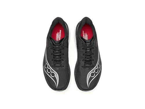 Saucony Men's Endorphin Azura Sneaker, Black/White, 10