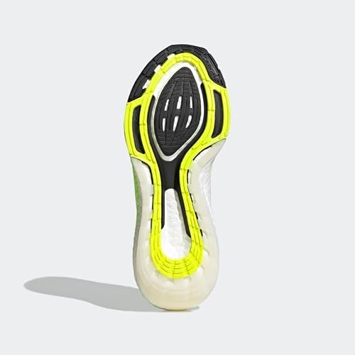 Adidas Men's Ultraboost 22, Solar Yellow/Black/Cloud White, 10
