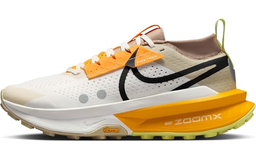 Nike Zegama 2 Women's Trail Running Shoes (FD5191-005, Summit White/Laser Orange/Total Orange/Black) Size 8
