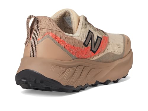 Men's New Balance Fresh Foam X Hierro v9 Trail Shoes in Desert Clay/Earth Shadow/Urgent Red alternate view 5