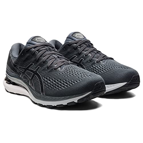 ASICS Men's Gel-Kayano 28 Running Shoes, 9.5, Carrier Grey/Black