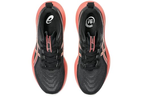 ASICS Women's Gel-Cumulus 27 Trainers, Black Orange Glow, 10 US