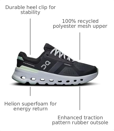 On Womens, Cloudrunner 2 Shadow/Lima 6.5 Medium
