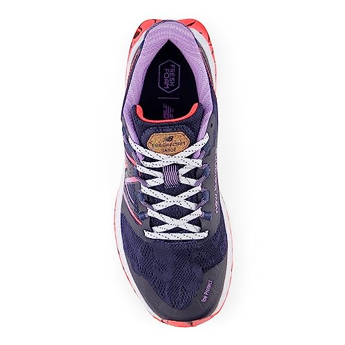 New Balance Women's Fresh Foam Garoe V1 Trail Running Shoe, Natural Indigo/Electric Purple/Electric Red, 9.5