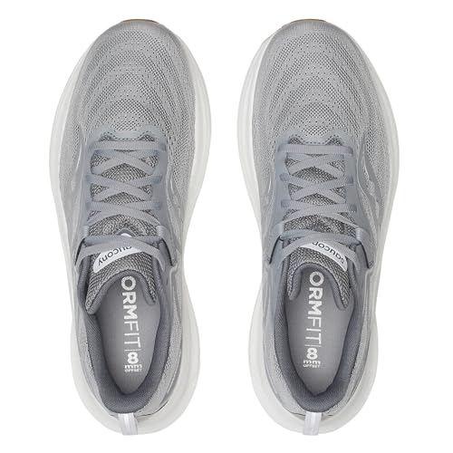Saucony Men's Tempus 2 Sneaker, Fossil/White, 12.5