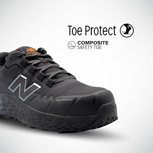 New Balance Fresh Foam Cremorne Composite Toe Safety Shoes for Women - Non Slip in Electrical Hazard - Black alternate view 2