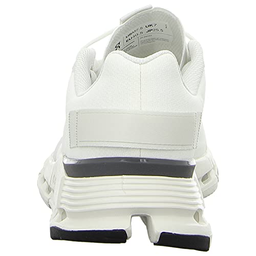 On Men's Cloudnova Form Sneakers, White | Eclipse, 14 Medium US