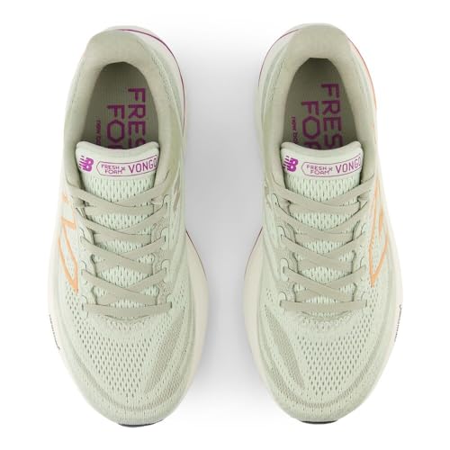 New Balance Women's Fresh Foam X Vongo V6 Running Shoe, Natural Mint/Light Gold Metallic/Copper, 12 W