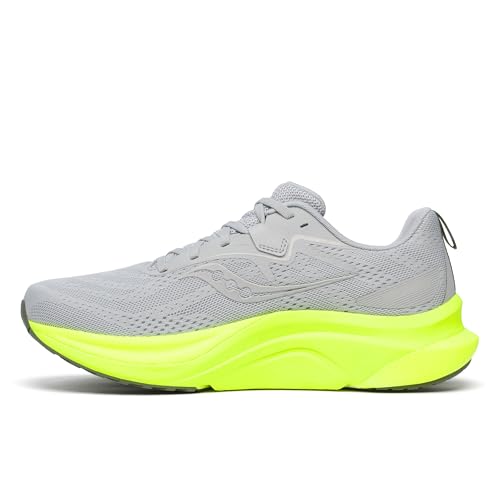 Saucony Men's Tempus 2 Sneaker, Cloud/Citron, 12