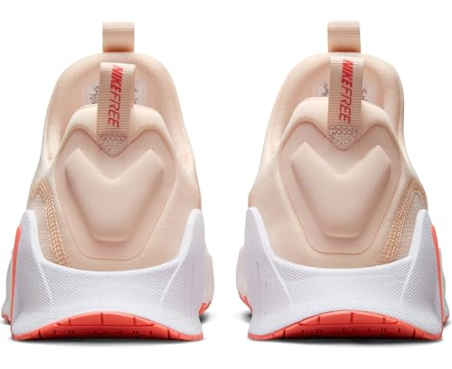Nike Free Metcon 6 Women's Workout Shoes (FJ7126-801, Guava Ice/Light Wild Mango/White) Size 10