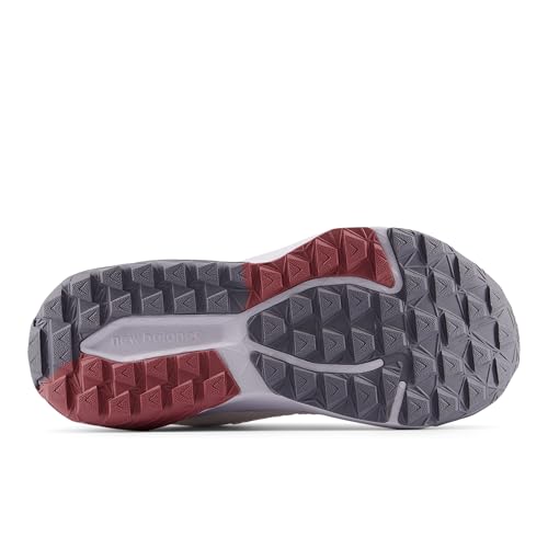 Women's New Balance DynaSoft Nitrel v6 Trail Shoes in Bisque/Pearl Grey/Washed Burgundy alternate view 5