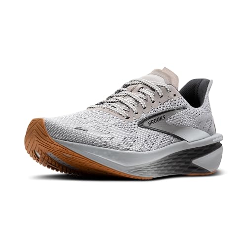 Brooks Men’s Hyperion 2 Neutral Running Shoe - Alloy/Bright White/Black - 8 Medium