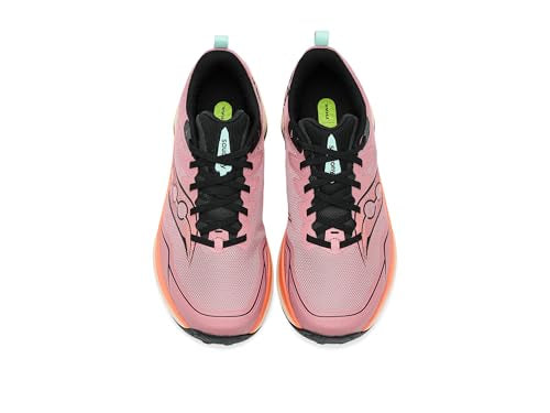 Saucony Women's Peregrine 16 Sneaker, Mauve/Salmon, 9