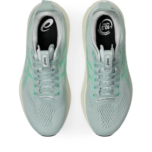 ASICS Men's Gel-Kayano 32 Running Shoes, 10.5, Cold Moss/Vital Green