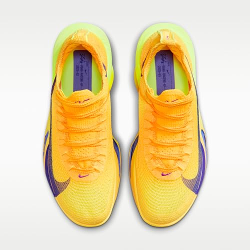 Nike Alphafly 3 Women's Road Racing Shoes (Laser Orange/Citron Pulse/Volt Ice/Indigo Burst) Size 8.5