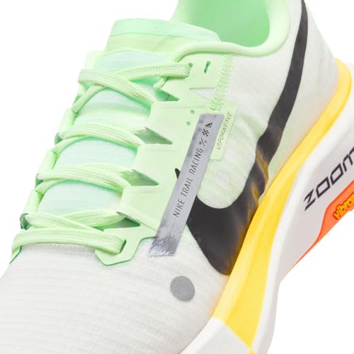 Nike Ultrafly Women's Trail Racing Shoes (DZ0489-102, Summit White/Vapor Green/Laser Orange/Black) Size 6.5