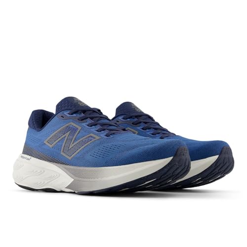 New Balance Men's Fresh Foam X 880 V15 Running Shoe, Sea Stone/Nb Navy/Marmalade, 10.5 M