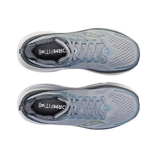 Saucony Men's Guide 17 Sneaker, Flint/Shadow, 10