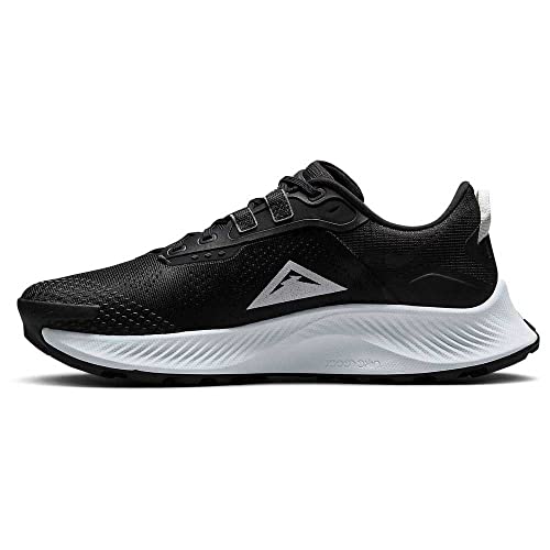 Nike Women's Pegasus Trail 3 Trainers, Black Pure Platinum Dk Smoke Grey, 8.5 Women