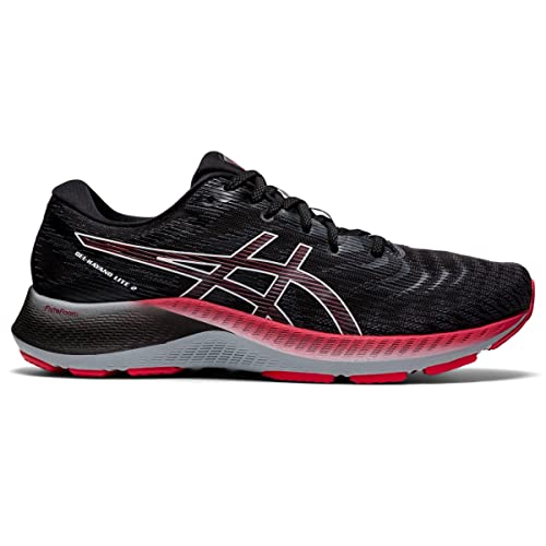 ASICS Mens Gel-Kayano Lite 2 Running Shoes, 11, Black/White