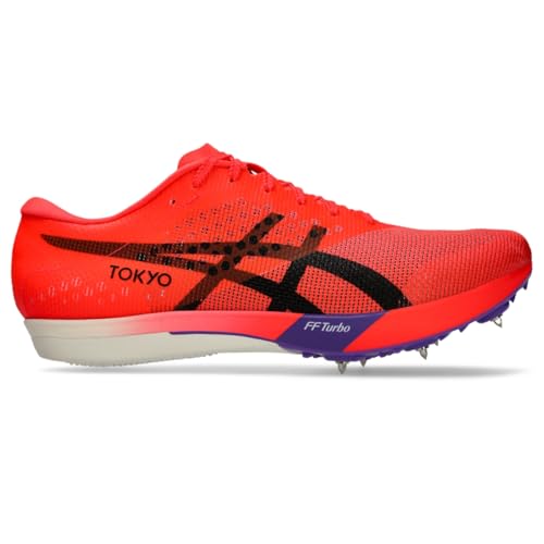 ASICS Unisex METASPEED LD LE 2 Track & Field Shoes, 12M / 13.5W, Flash RED/Black
