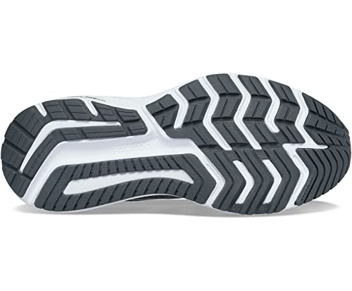 Saucony Omni 21 Men's Running Shoe, Black/White, 8.5 Wide