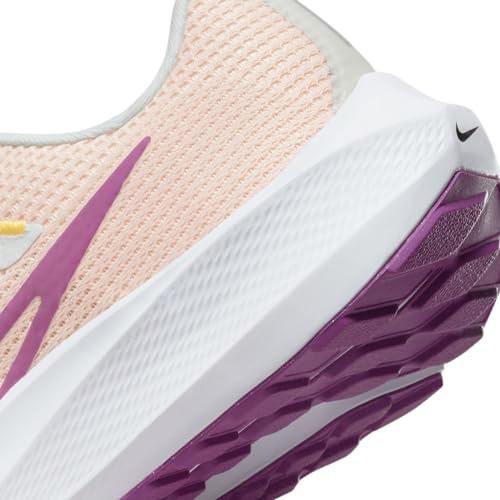 Nike Women's W Air Zoom Pegasus 40 Running Shoes, Guava Ice Vivid Purple Amber Brown, 7 US
