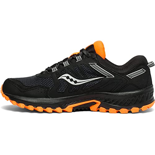 Saucony Men's Versafoam Excursion TR13 Black/Orange Running Shoe 10 M US