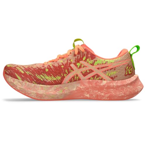 ASICS Women's Noosa TRI 16 Running Shoe, 6.5, Orange Glow/Flash RED