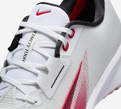 Nike Revolution 7 (FD0217-101, White/University Red/Pure Platinum/Black) Size 9
