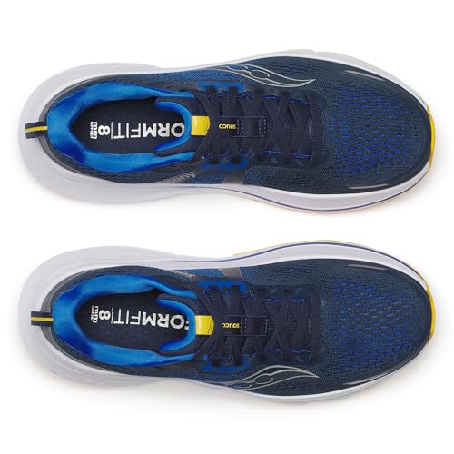 Saucony Men's Guide 18 Sneaker, Navy/Skydiver, 11.5